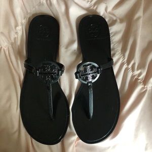 Mini Miller Jelly Thongs With Crystals